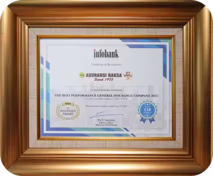 Perusahaan Asuransi Umum dengan Kinerja Terbaik Tahun 2023 (Premi Bruto Rp500 Miliar hingga < Rp1 Triliun) dari Infobank