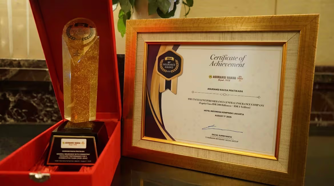 Asuransi Raksa raih penghargaan kinerja unggul asuransi umum terbaik dikelasnya dari Infobank